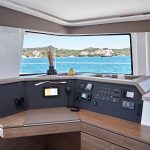 High quality radio station aboard the Bali 4.4 sailing catamaran