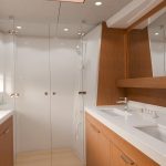 Interior picture of a Bali 5.2 cabin bathroom