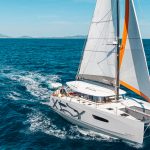 Excess 13 sailing at a high speed