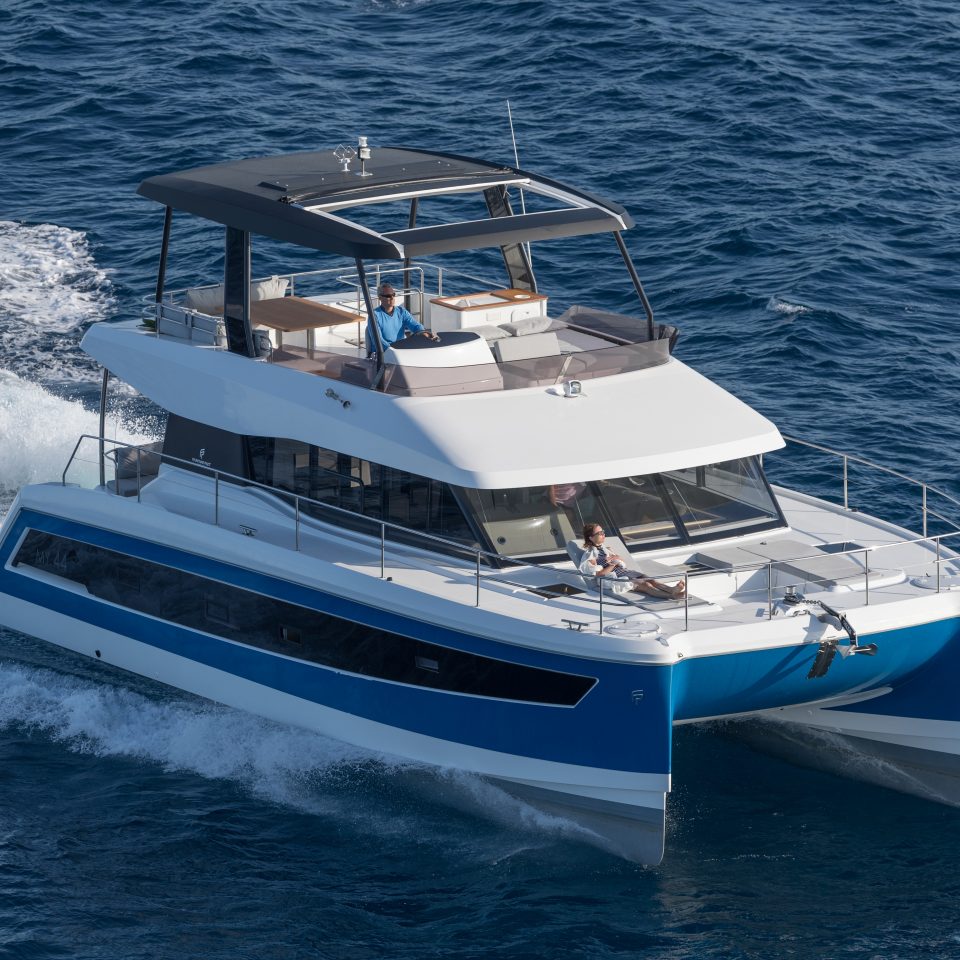 Fountaine Pajot MY6 side view