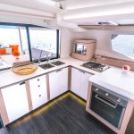 3 cabins layout of the Fountaine Pajot Tanna 47 sailing catamaran