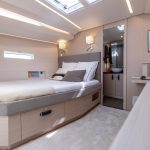 Interior picture of a Jeanneau 55 cabin
