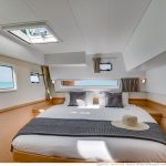 Interior picture of a Lagoon 42 cabin