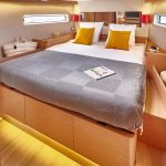 Interior picture of a Sun Odyssey 490 cabin