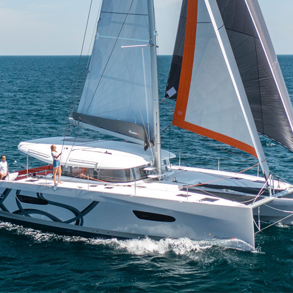 Excess 14 Sailing side view