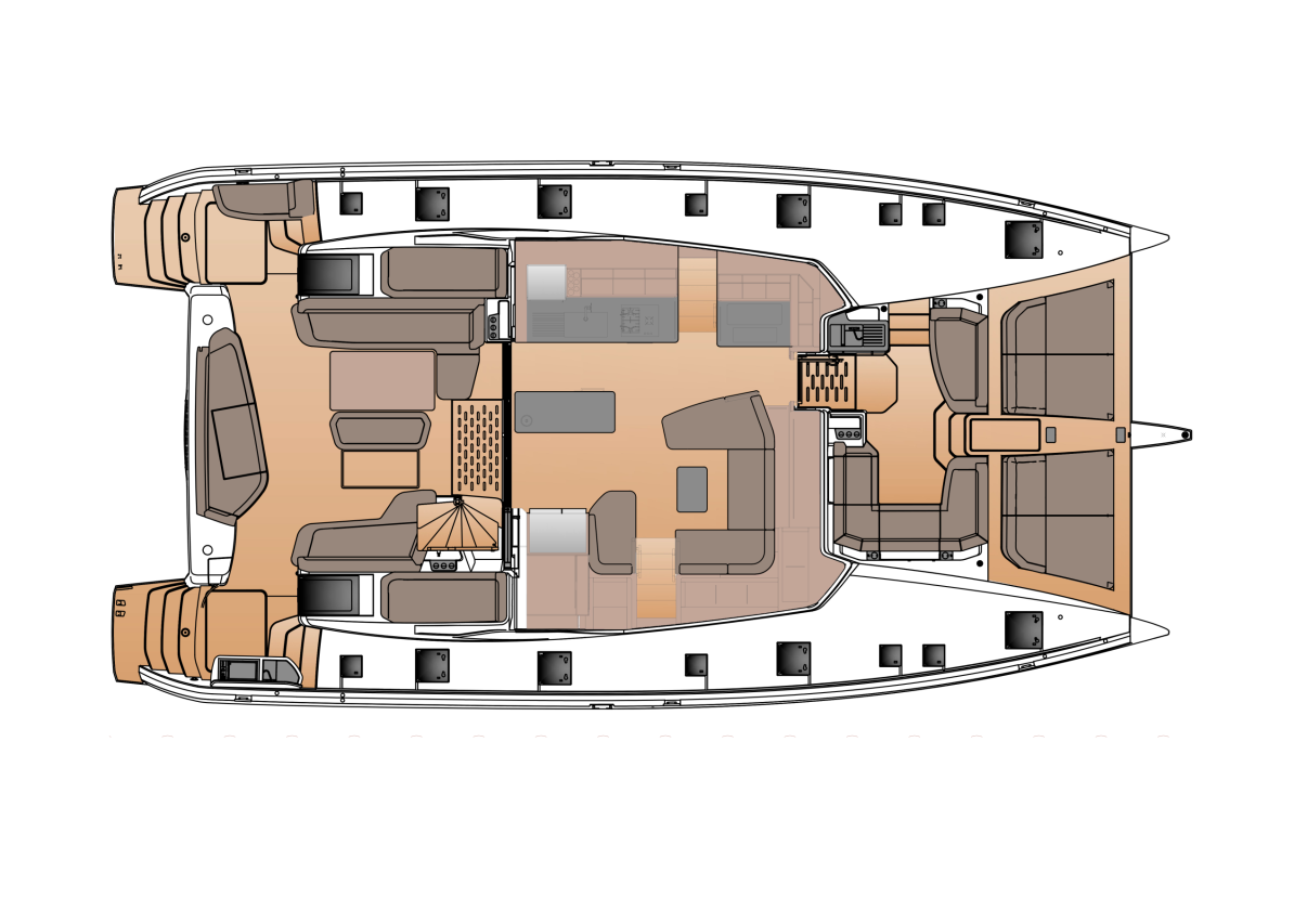 FP 55 layout interior salon