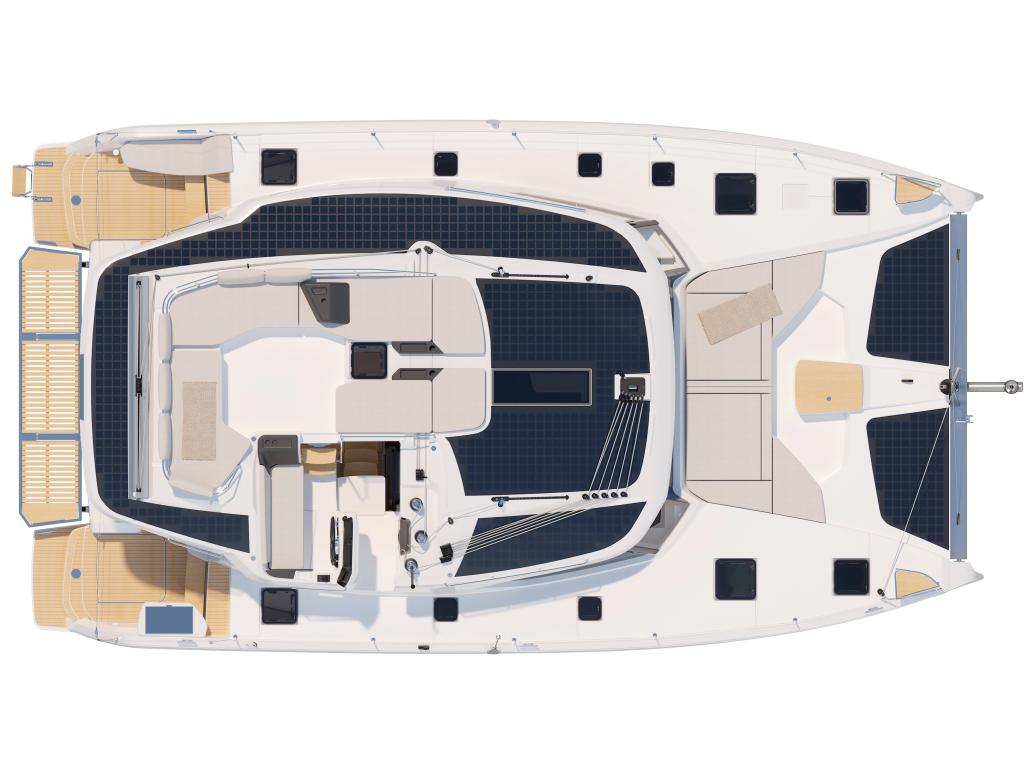 Fountaine Pajot 44 Deck