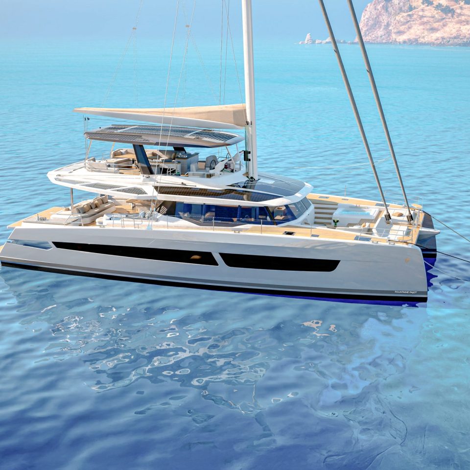 Fountaine Pajot Yachts FPY 70S side exterior view
