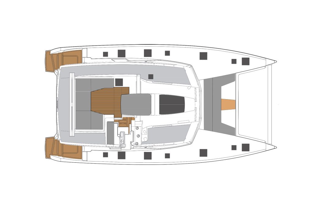 Fountaine Pjot Aura 51 Deck Layout