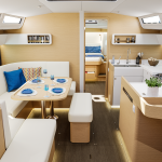 Sun Odyssey 455 interior salon