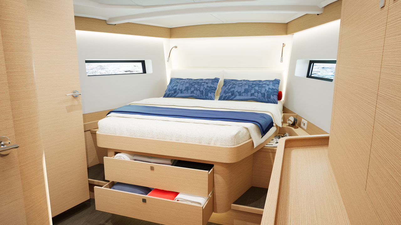 Sun Odyssey 455 interior cabin
