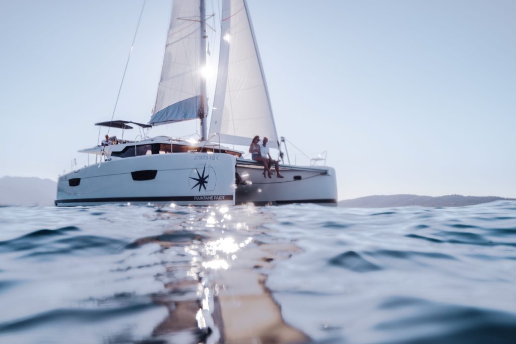 Navigare Yachting yacht ownership as a business sailing catamaran
