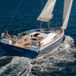 Aerial view of the Beneteau Oceanis 47